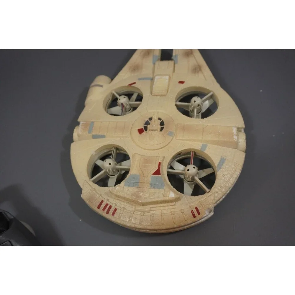 Air Hogs Star Wars RC Ultimate Millennium Falcon Quadcopter Drone Functional